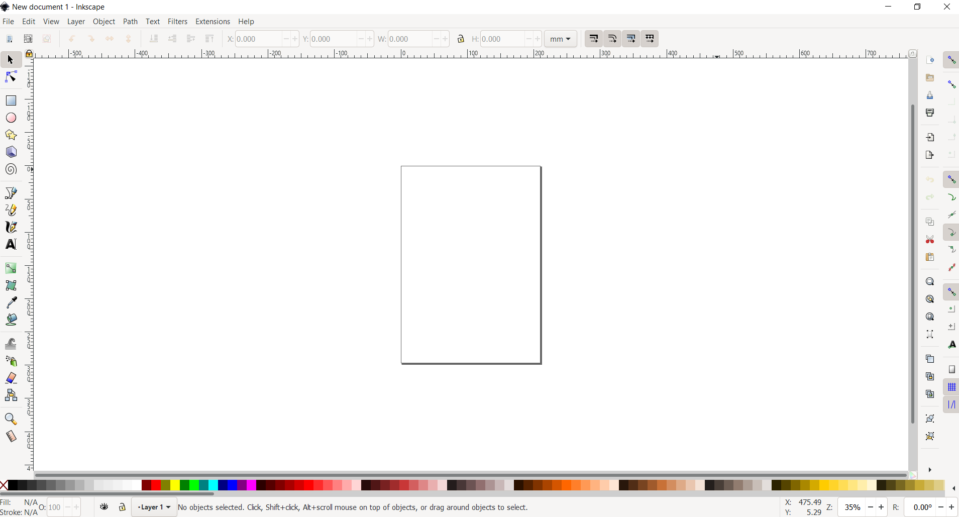 Giao diện mới vào Inkscape