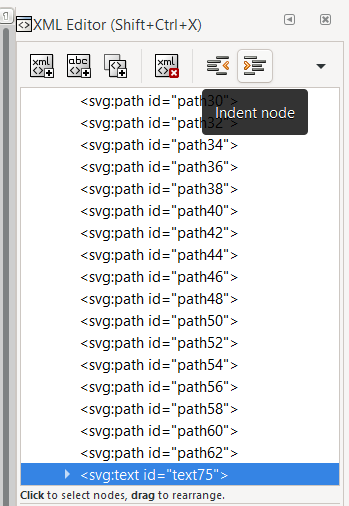 Indent tag